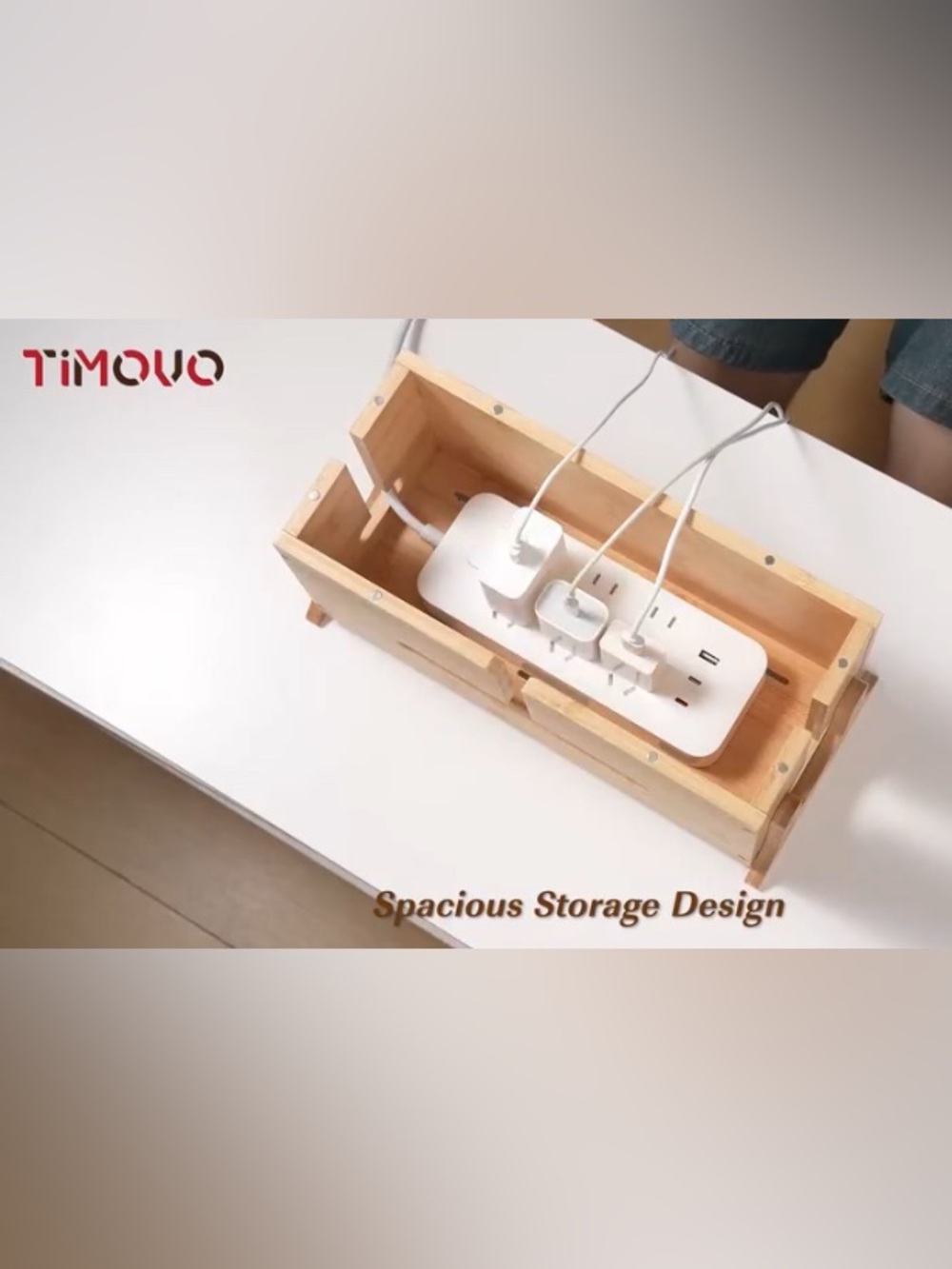Power Strip Surge Protector Cable Management Box - Picture 9 of 9